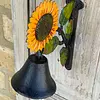 Campana De Hierro Con Girasol