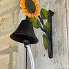 Campana De Hierro Con Girasol