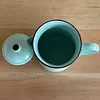 Cafetera Metálica Esmaltada Azul