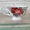 Taza Y Plato Flores Mariposa