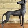 Figura De Perro Galgo En Hierro