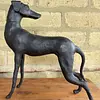 Figura De Perro Galgo En Hierro