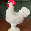 Gallo De Vidrio De Leche 1950