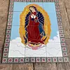 Azulejo Virgen De Guadalupe Con Marco 60 X 80 Cm.