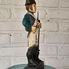 Figura Tallada En Madera De Soldado Francés 1970