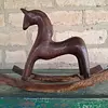 Caballo Tallado En Madera Artesanal