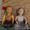 Figuras Españolas Talladas En Madera 1940