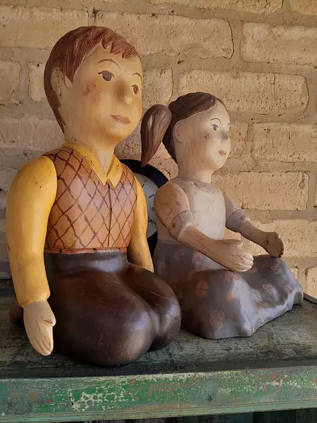 Figuras Españolas Talladas En Madera 1940