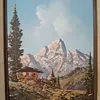 Oleo Original "Mountain Scene" 1950 Firmado Por Peter Haller