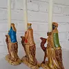 Candelabros 3 Reyes Magos Sobre Camellos