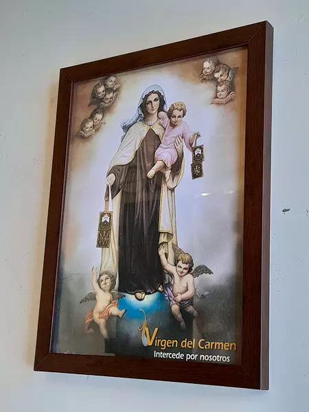 Cuadro Virgen Del Carmen Y Las Ánimas Del Purgatorio