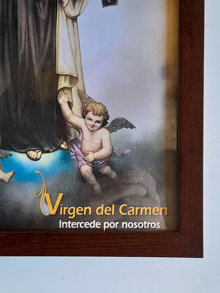 Cuadro Virgen Del Carmen Y Las Ánimas Del Purgatorio