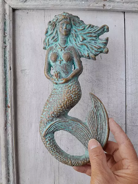 Aldaba Sirena En Bronce