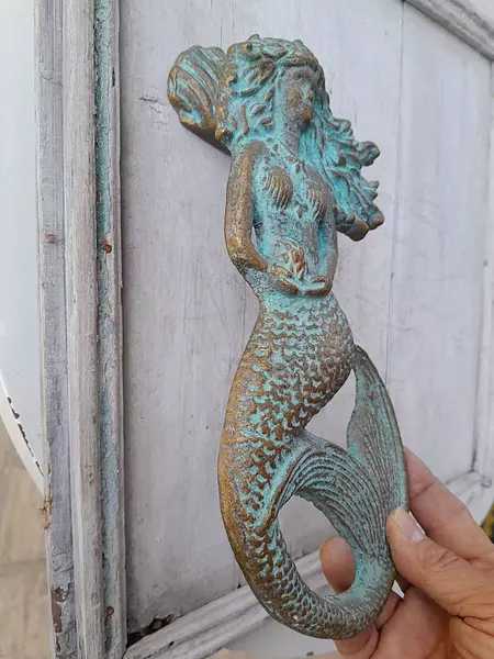 Aldaba Sirena En Bronce