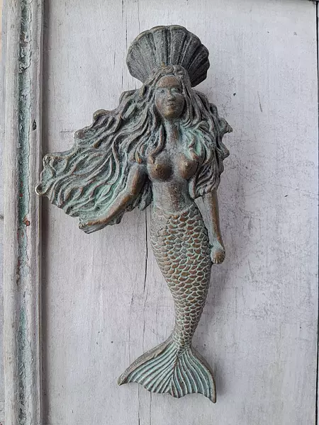 Aldaba Sirena En Bronce