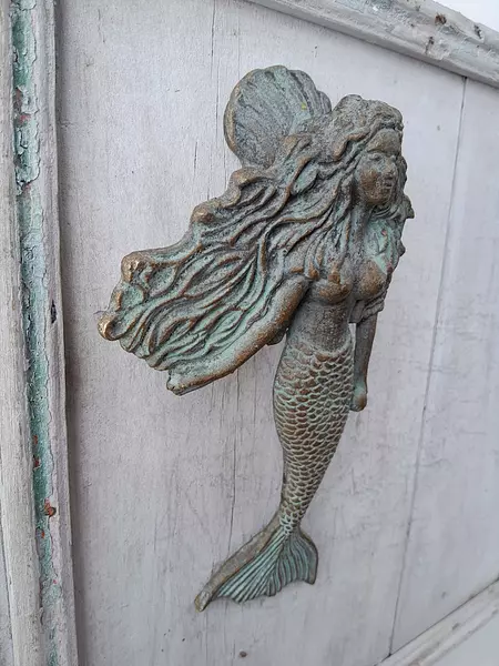 Aldaba Sirena En Bronce