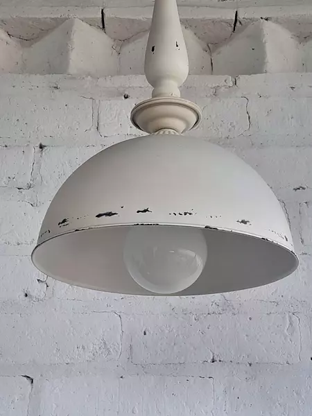 Lámpara Retro Colgante Con Forma De Cúpula