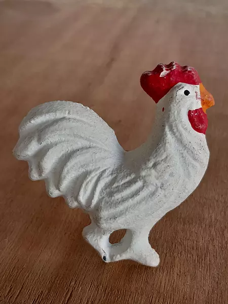 Perilla Metálica Forma De Gallo