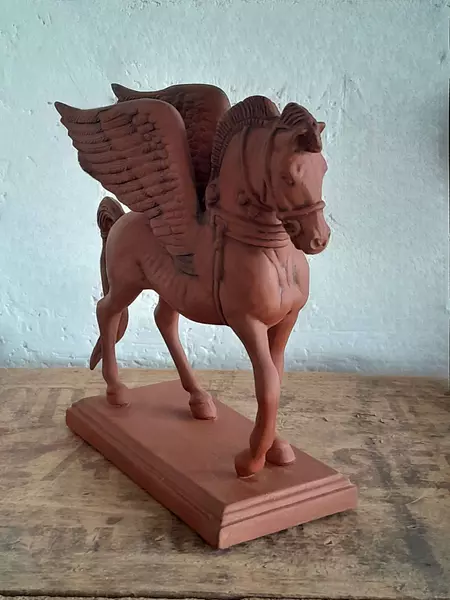 Figura Pegaso Terra Cotta Franklin Mint 1987