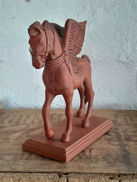 Figura Pegaso Terra Cotta Franklin Mint 1987