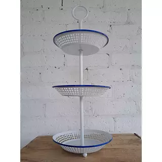 Soporte Metálico Calado 3 Platos