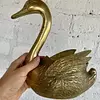 Figura Recipiente De Cisne En Bronce