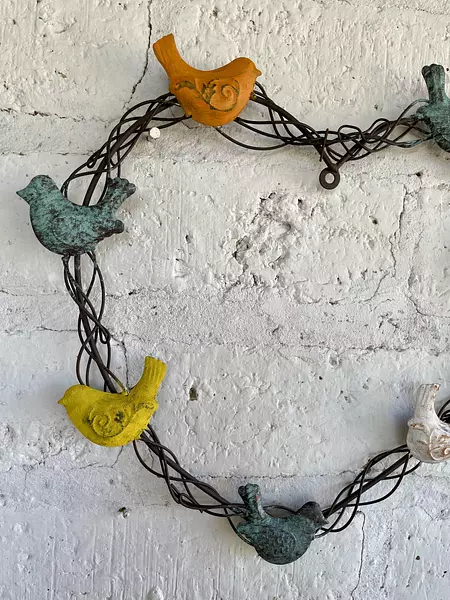 Corazón Con Pájaros