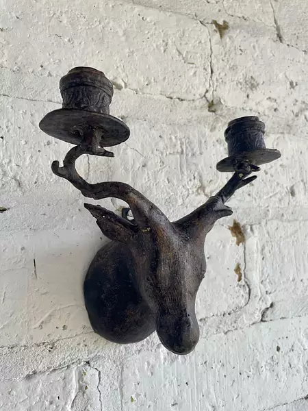 Candelabro De Pared Venado 1900