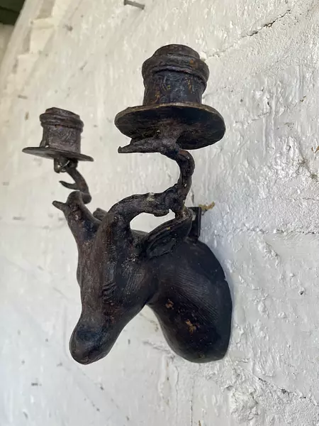 Candelabro De Pared Venado 1900