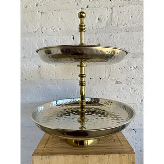 Soporte 2 Platos Martillados