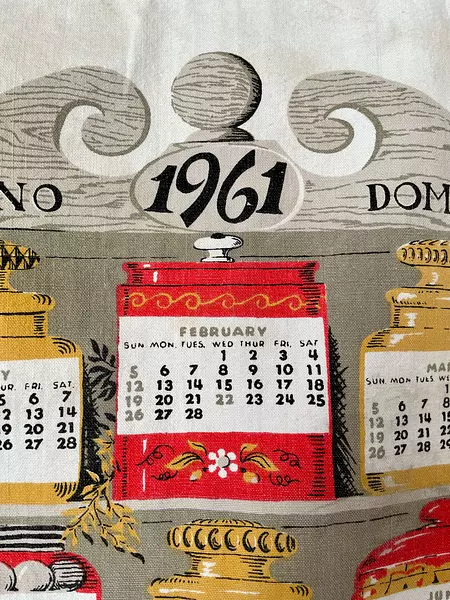 Calendario 1961