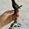 Llave Para Tubo De Agua Con Pájaro De Bronce