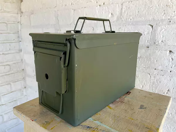 Caja Militar Metálica Extrafuerte Gr Usa 1995