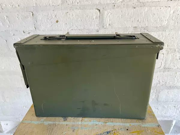 Caja Militar Metálica Extrafuerte Gr Usa 1995