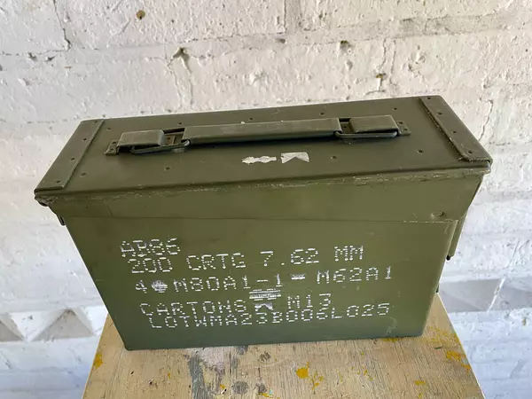 Caja Militar Metálica Extrafuerte Usa 1995