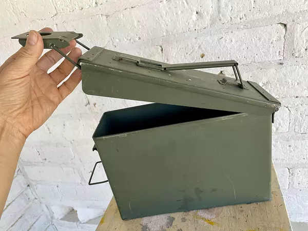 Caja Militar Metálica Extrafuerte Usa 1995