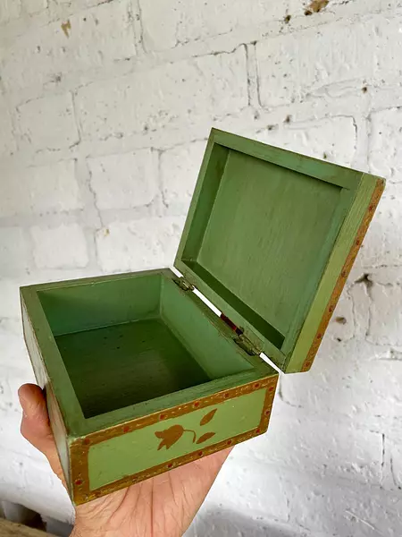 Caja Artesanal De Madera