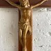 Crucifijo Madera Metal