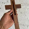 Crucifijo Madera Metal