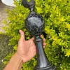 Gallo Sobre Globo Con Pedestal En Resina