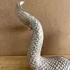 Sirena De Resina Con Apariencia Metálica