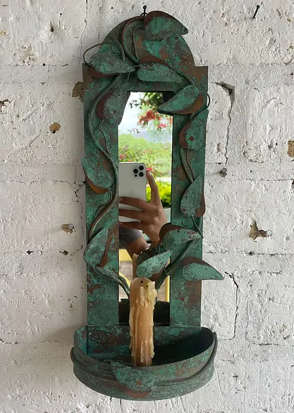 Espejo Porta Vela