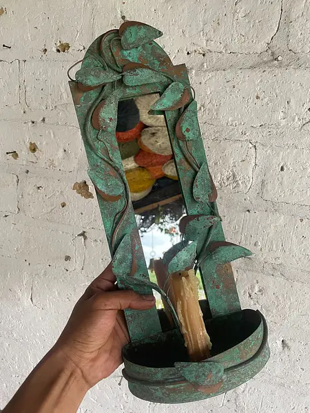 Espejo Porta Vela