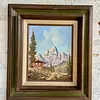 Oleo Original "Mountain Scene" 1950 Firmado Por Peter Haller