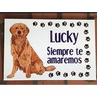 Baldosa Pintada A Mano Personalizada