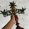 Candelabro Piña Con Espacio Para 3 Velas