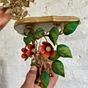 Repisas Con Flores Y Hojas Metálicas - 2000