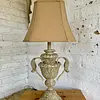 Lámpara De Mesa Jarrón Estilo Coralino - Usa 1990