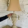 Lámpara De Mesa Jarrón Estilo Coralino - Usa 1990