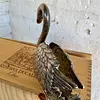 Servilletero Plateado En Forma De Cisne - Italia 1983